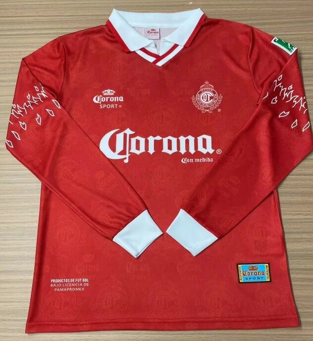 AAA Quality Toluca 96/97 Home Long Soccer Jersey